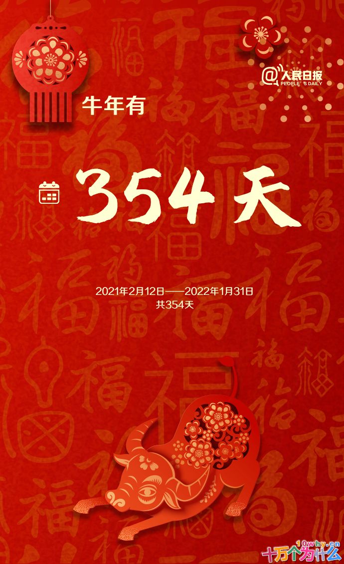 牛年只有354天!关于牛年,还有哪些知识点?